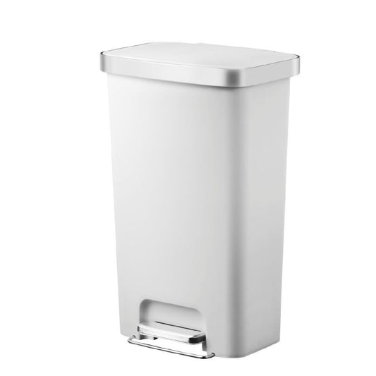 פח אשפה EKO מלבני 45 ליטר HANNA לבן מט מבית EKO