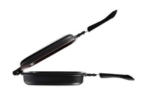 מחבת גריל כפולה ומתפרקת 32 ס"מ BLACK MARBLE