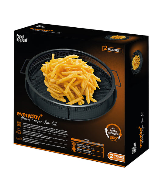 קריספר עגול 30 ס"מ לטיגון ללא שמן EVERYDAY PLUS