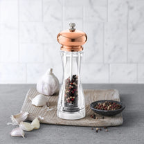 מטחנת מלח\פלפל אקרילית ראש 6/19 ס"מ rose gold | מטחנת מלח\פלפל אקרילית ראש rose gold | Food Appeal