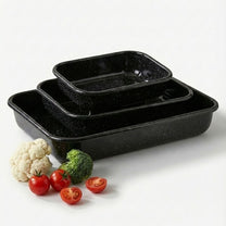 שלישיית תבניות אמייל  ENAMELWARE