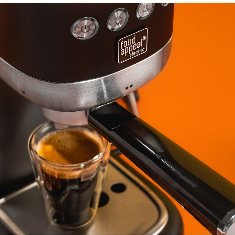 מכונת קפה אספרסו תואמת קפסולות Nespresso וקפה טחון מבית Food appeal