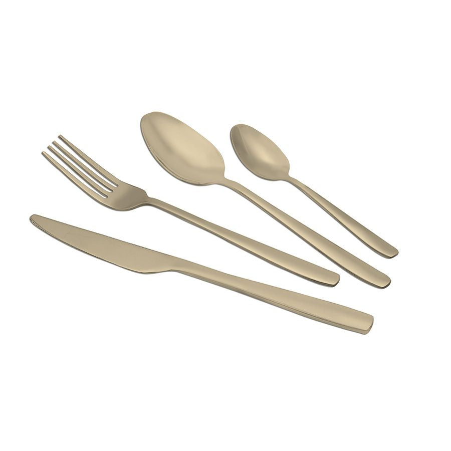 סט סכו"ם מהודר 24 חלקים TOPAZ GOLD-CHAMPGANE מאט