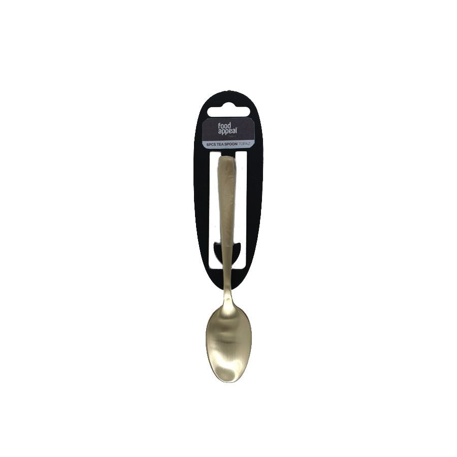 שישייה כפיות CHAMPGANE-GOLD TOPAZ מאט