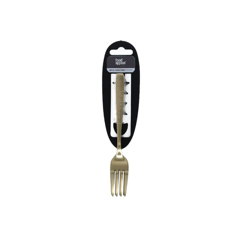 שישייה מזלגות עוגה TOPAZ GOLD-CHAMPGANE מאט