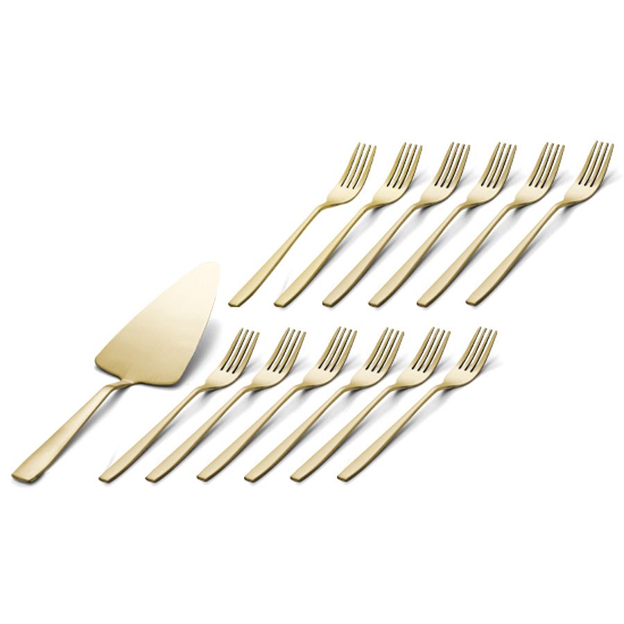 מארז הגשה לעוגה - מרדה + 12 מ.עוגה GOLD TOPAZ-CHAMPGANE מאט
