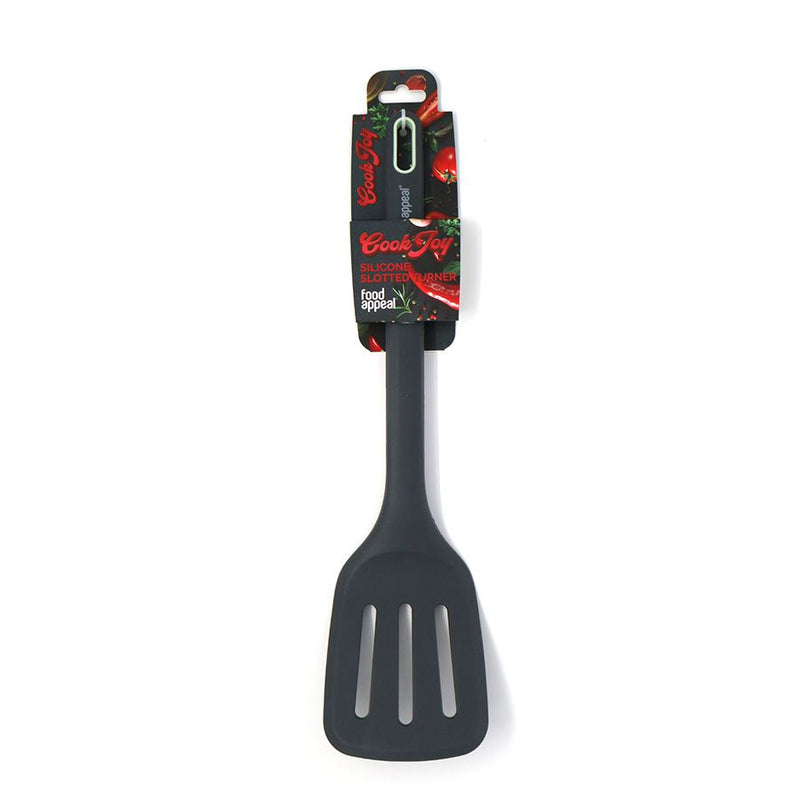 תרבד מחורץ סיליקון 33 ס"מ Cook Joy אפור