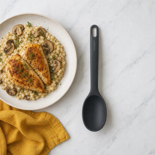 כף הגשה סיליקון 33 ס"מ Cook Joy אפור | כף הגשה סיליקון 33 ס"מ Cook Joy אפור | Food Appeal