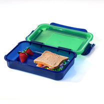 קופסת אוכל SLIMLINE בנטו 1.0 ל' כחול/ירוק  Smash by Food Appeal