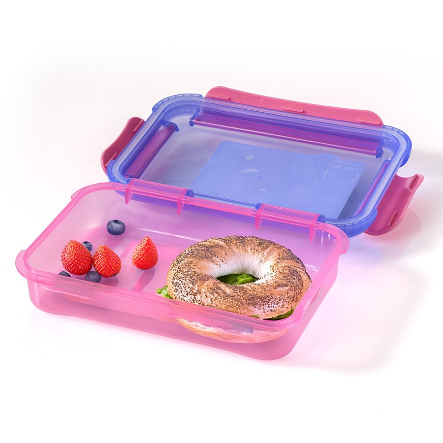 קופסת אוכל SLIMLINE בנטו 1.0 ל' ורוד/סגול Food appeal by Smash