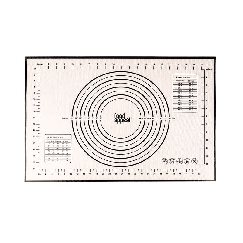 משטח סיליקון לרידוד ואפיה 60x40 ס״מ Cook joy