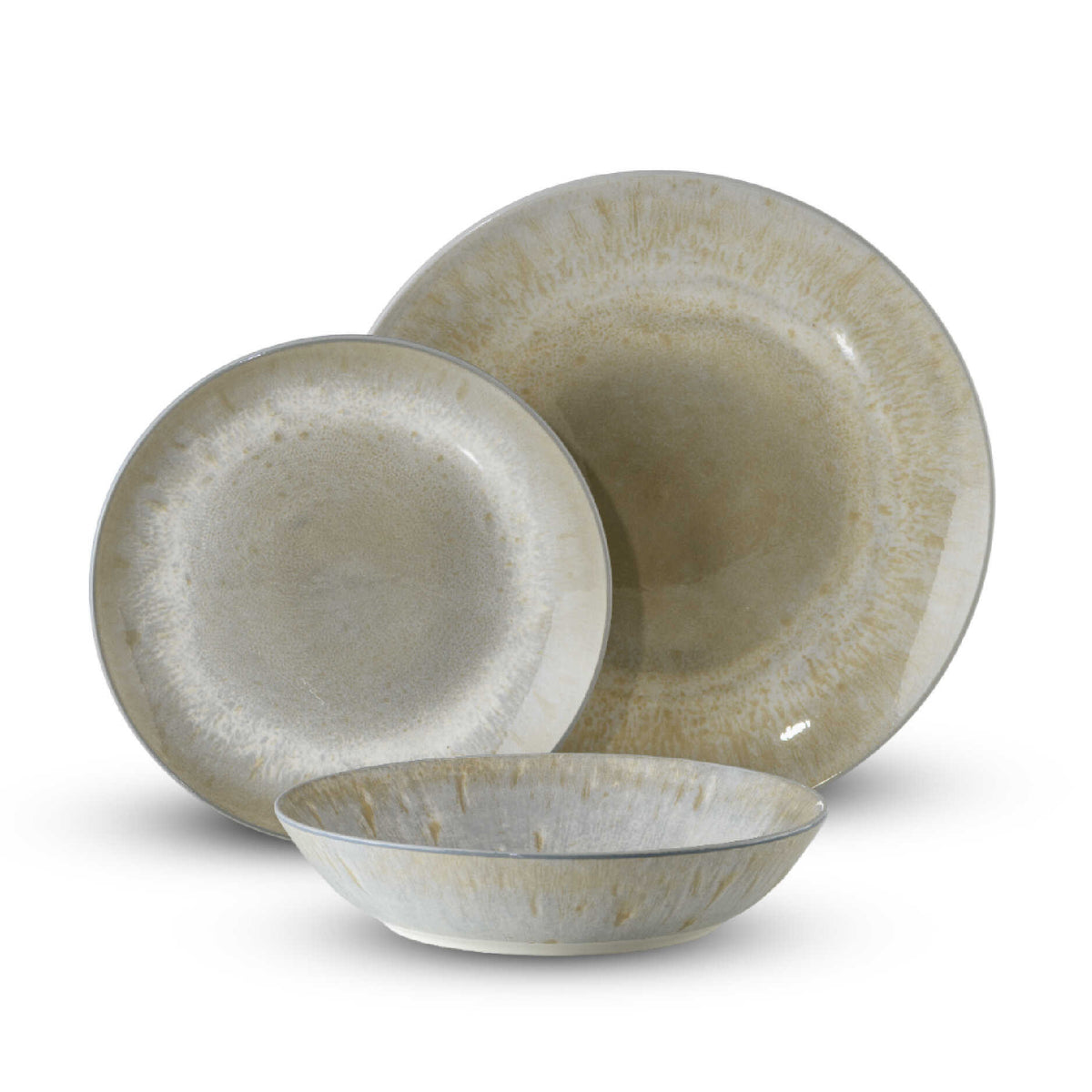 סט 18 חלקים פורצלן BATIK CREAM