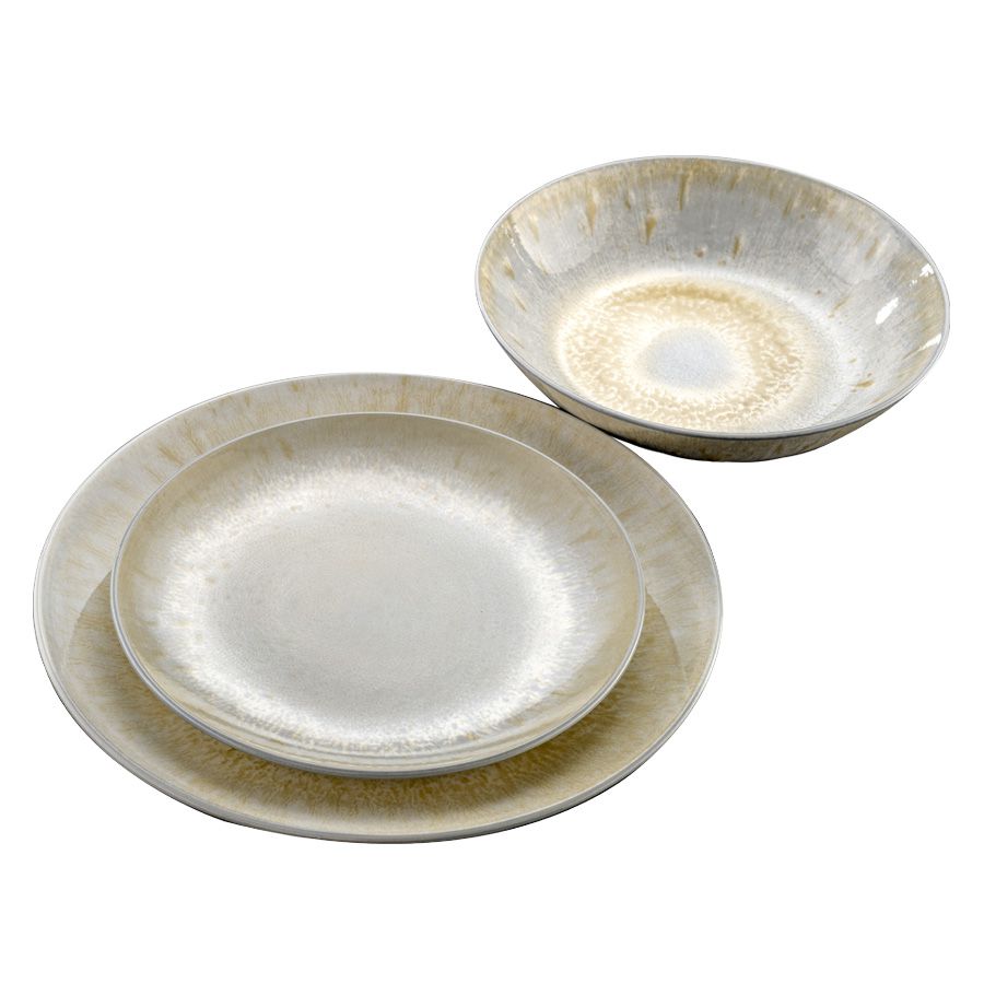 סט 18 חלקים פורצלן BATIK CREAM