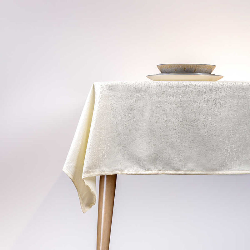 מפת ג'קארד מהודרת 155*350 ס"מ KATHRIN OFFWHITE