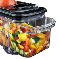 קוצץ ירקות ופירות CUBE MASTER PRO הכולל 2 להבים ומגירה שחור/זהב
