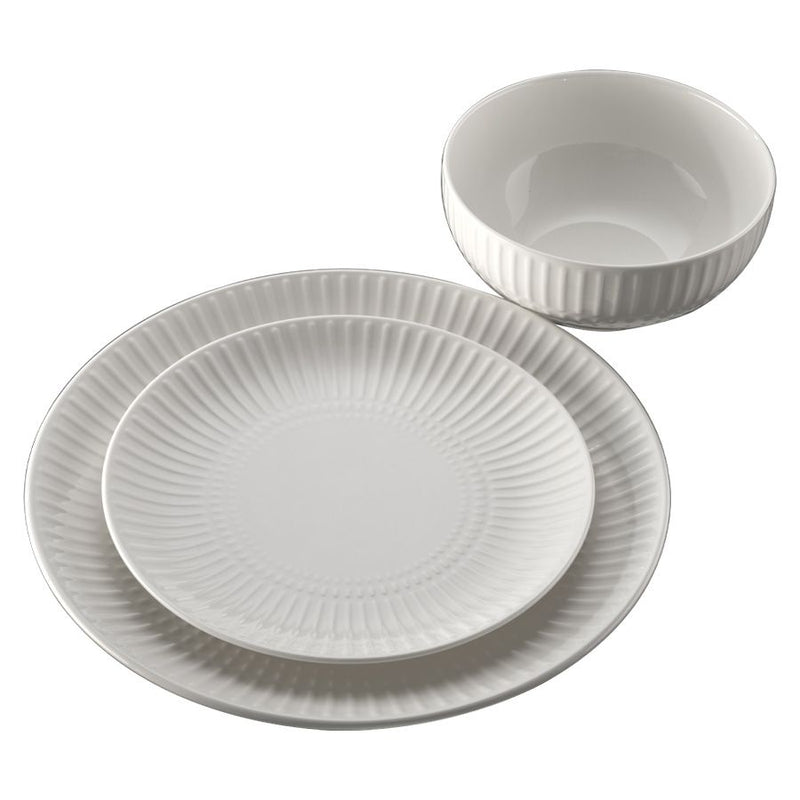 סט אוכל 18 חלקים NEW BON CHINA DIANA WHITE