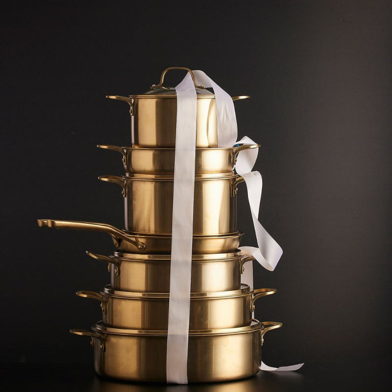 סוטאז' 24 ס"מ 2 ליטר CROWN זהב