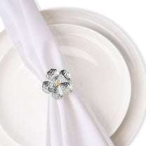 חבק למפית SILVER FLOWER