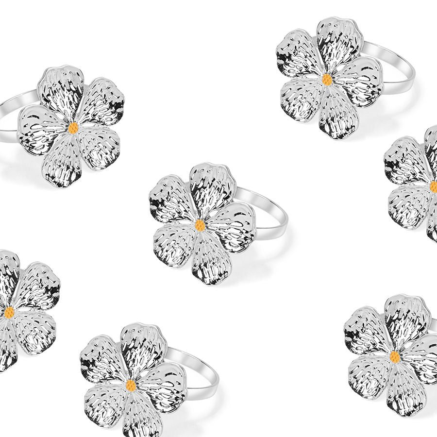 חבק למפית SILVER FLOWER