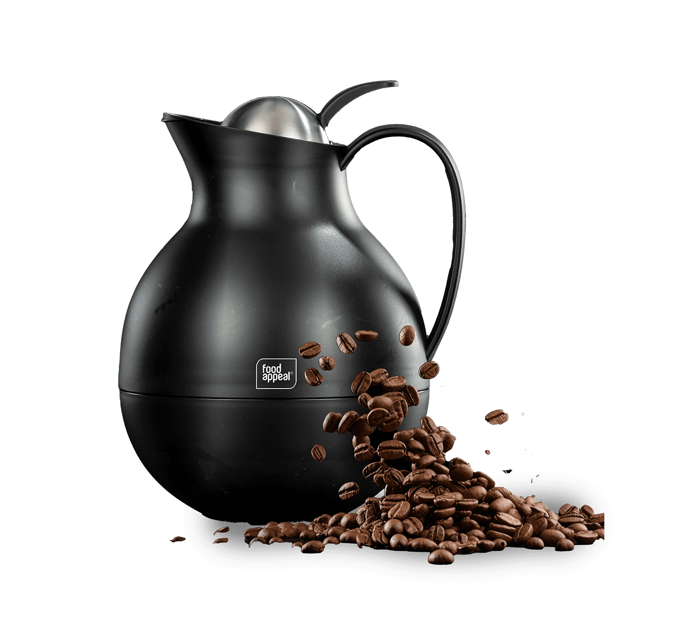 תרמוס כד מהודר 1 ליטר COFFEE COLLECTION BELLY שחור