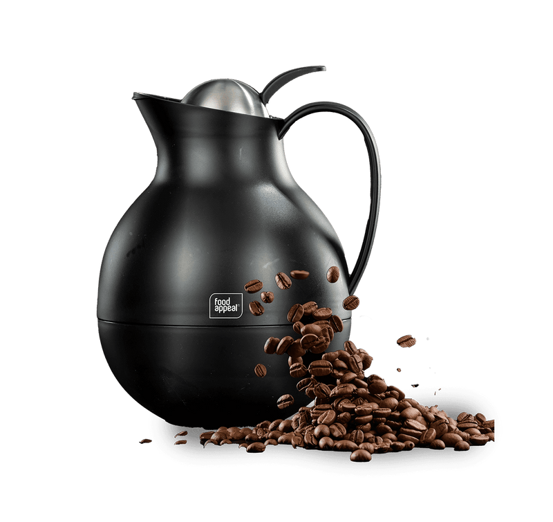 תרמוס כד מהודר 1 ליטר COFFEE COLLECTION BELLY שחור