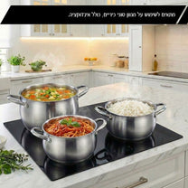 סוטאז נירוסטה 32 ס"מ, 5.2 ליטר BELLA מבית Food appeal