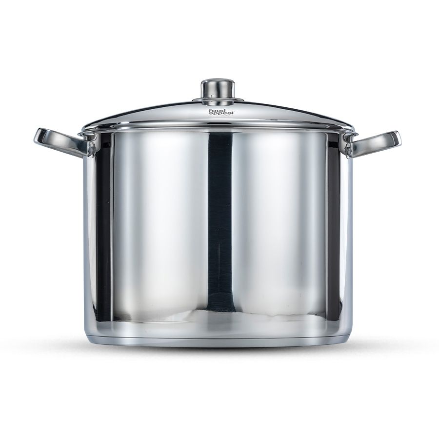 סיר ענק 30 ס"מ, 16 ליטר MEGA Stainless Steel Stockpot SELECT