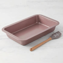 מארז אפייה - תבנית רוסטר 36x23x5.5 ס"מ + לקקן Baking with Love פודרה | מארז אפייה - תבנית רוסטר + לקקן Baking with Love פודרה | Food Appeal